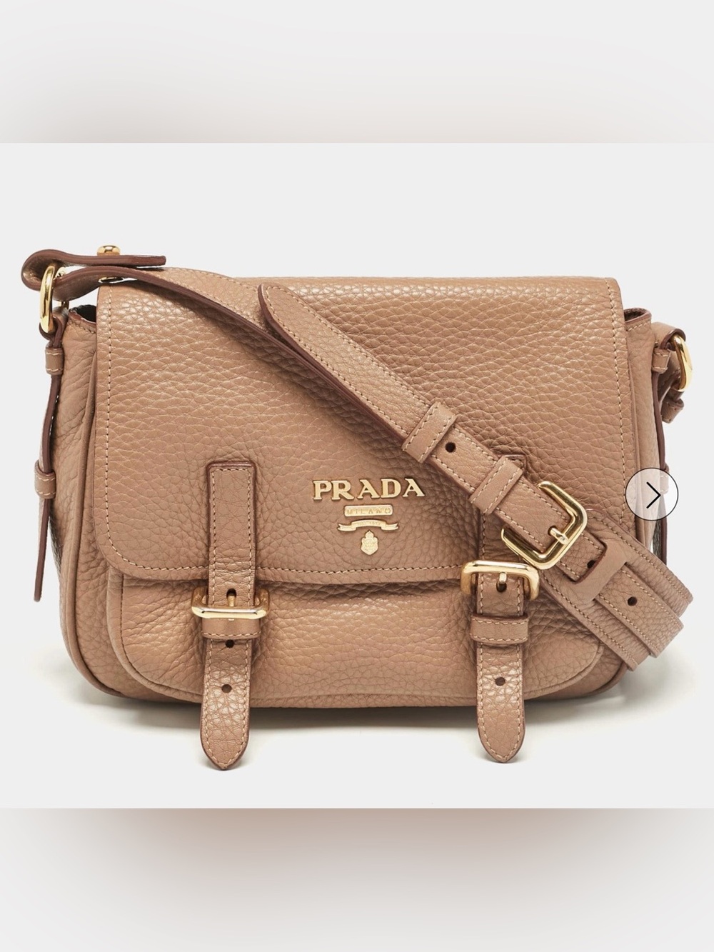 Prada Vitello Daino leather shoulder bag